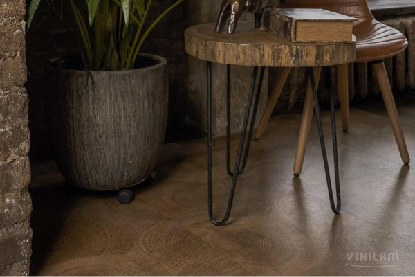 Кварцвиниловая плитка CERAMO VINILAM XXL STONE GLUE Дуб Натуральный 61601